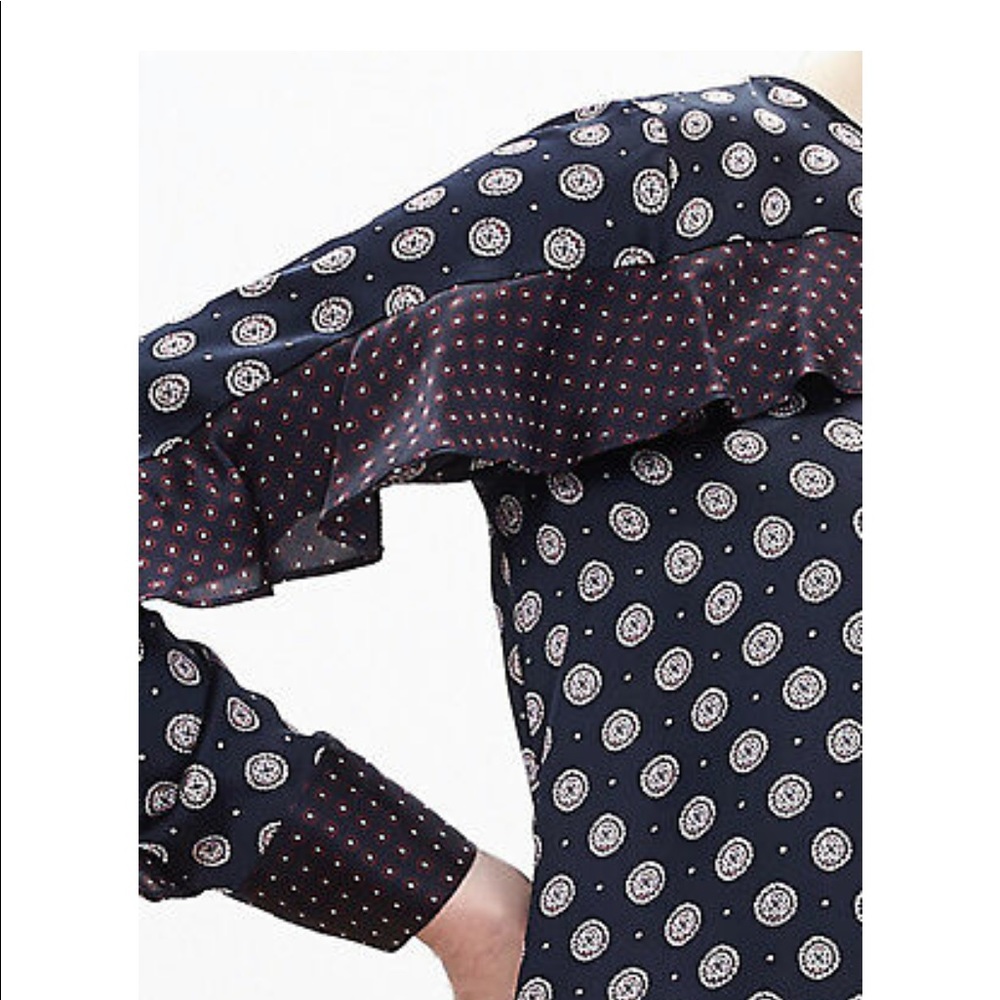 Banana Republic Foulard Ruffle Dress - Picture 5 of 7